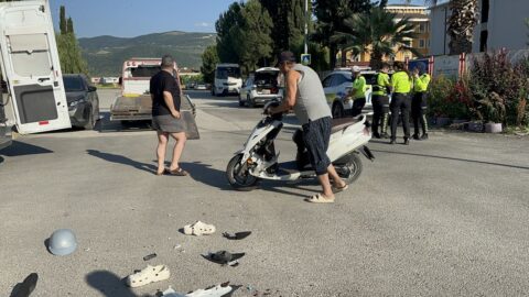 İznik’te Kaza: Motosikletle Çarpışma